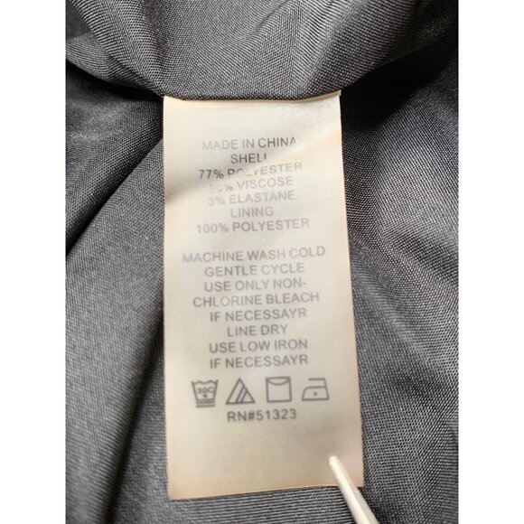 Vince Camuto Womens Tweed Blazer Size 10 Gray Fitted Peplum  RA10057 - Picture 7 of 7